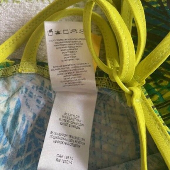 LOLE Tankini Swim. Size medium. Multi-colour - greens and yellow - Picture 5 of 5